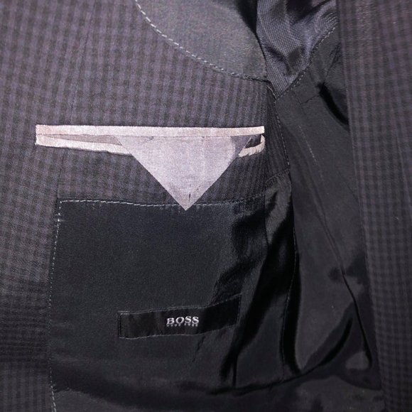 Hugo Boss Slim-fit Suit 40R/32 pants (City Black)
